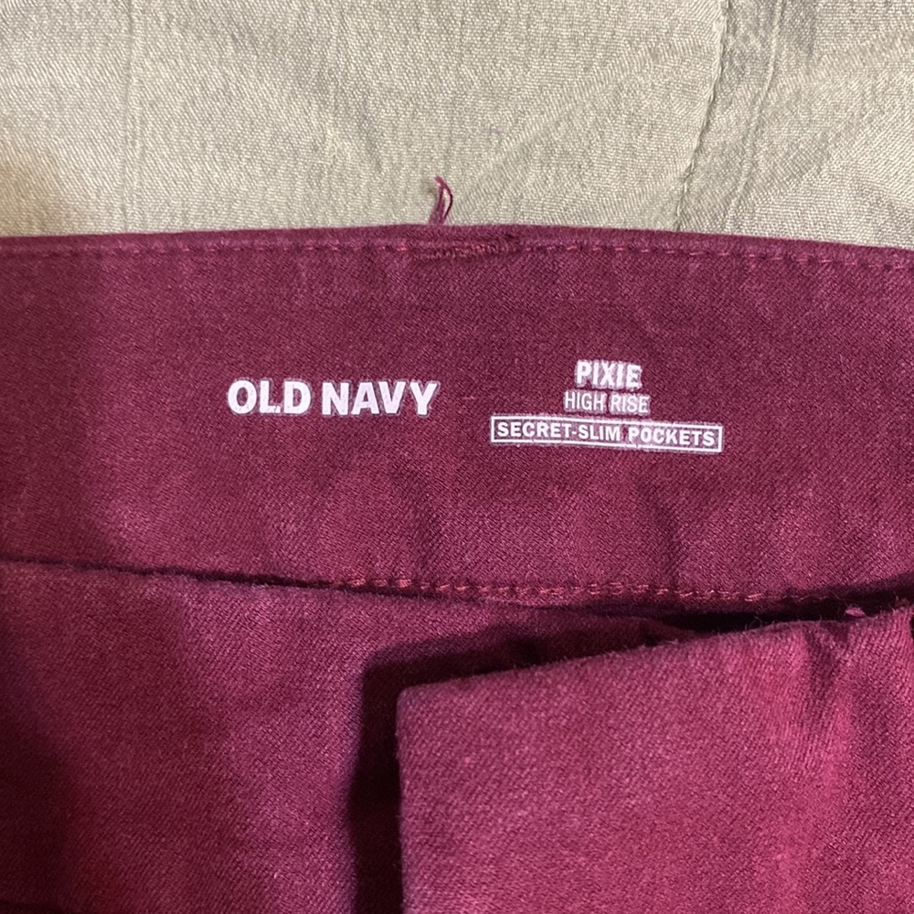 Maroon Pixie Pants - Picture 3 of 3